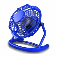 Ventilator de masa, cu USB, diametru 14 cm, albastru, Vivo T1527-BLUE